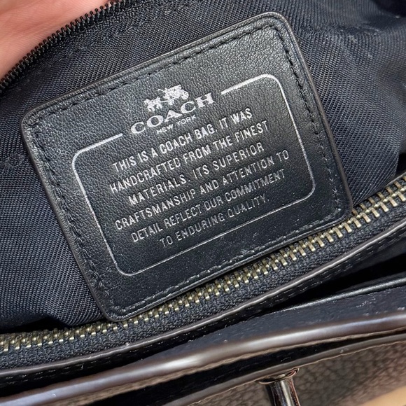 Coach Green Hologram Leather Mercer Satchel 24 - Picture 10 of 10